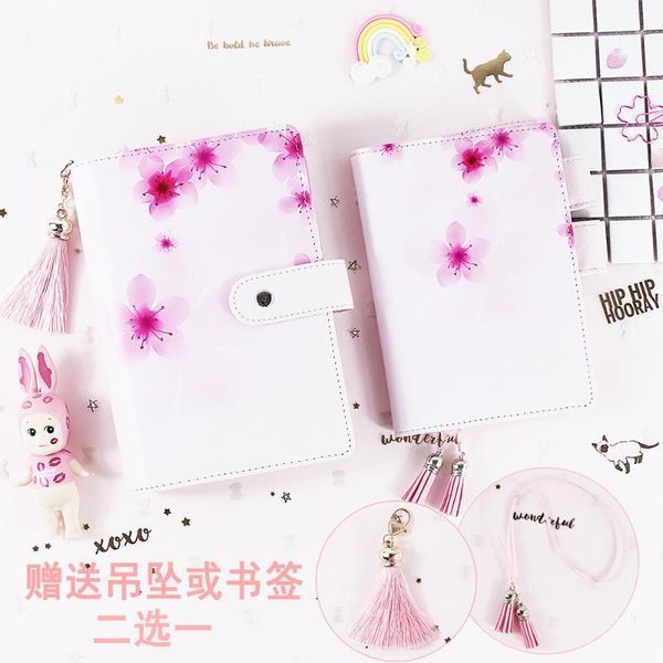 

notepads 2021 yiwi a6 cute kawaii notebook cartoon lovely journal diary planner notepad for kids gift korean stationery, Purple;pink