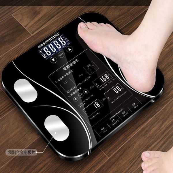 

usb chargeable body fat scale weight scale household measuring electronic fat accurate body chinese verison1