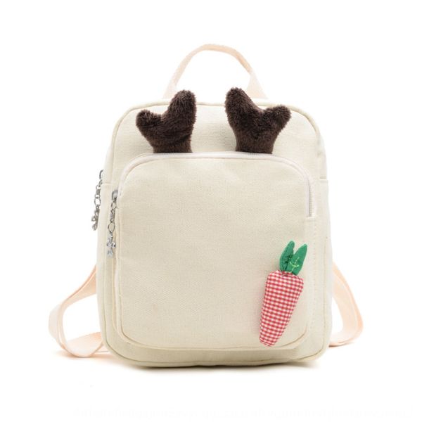 

korean children's spring and summer 2020 new cute antler children's backpack bag backpackmini backpack fashion schoolbag for boys
