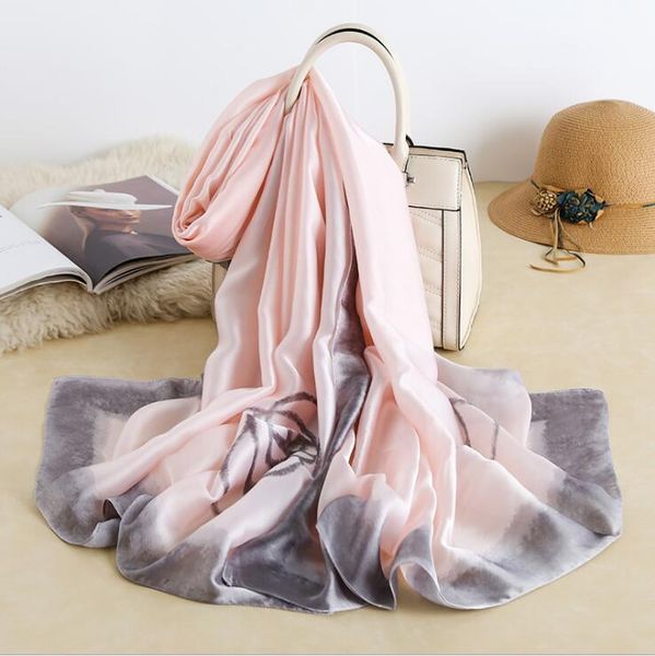 

2021 new 2020 fashion winter scarf luxury women and men two side black red silk wool blanket scarfs designer scarves and shawls, Blue;gray