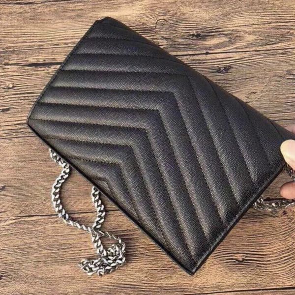 

wholesale genuine chain body women shoulder bag bag purse cross lady chain handbag leather presbyopic clutch cowhide messenger fashion fllf, Red;black