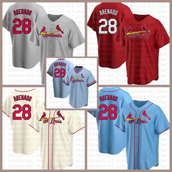 

st. custom louis baseball jersey 28 nolan arenado 46 paul goldschmidt 4 yadier molina 13 matt carpenter 1 ozzie smith harrison bader yellow, Blue;black