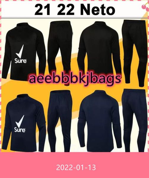 

21 22 neto podence adama mens soccer jerseys training wear football kit dendoncker n.semedo j.otto raul long sleeved suit, Black;yellow