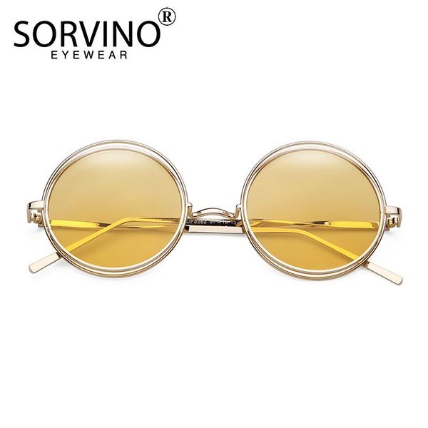 

sunglasses sorvino vintage shades for women 2021 round men brand designer 90s luxury oversized punk circle pink sun glasses p342, White;black