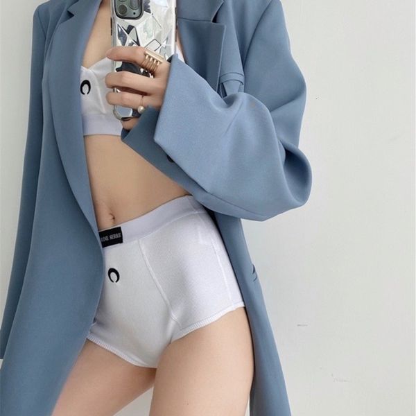 

french romantic moon new marine basic small sling suit in black and white, Black;green