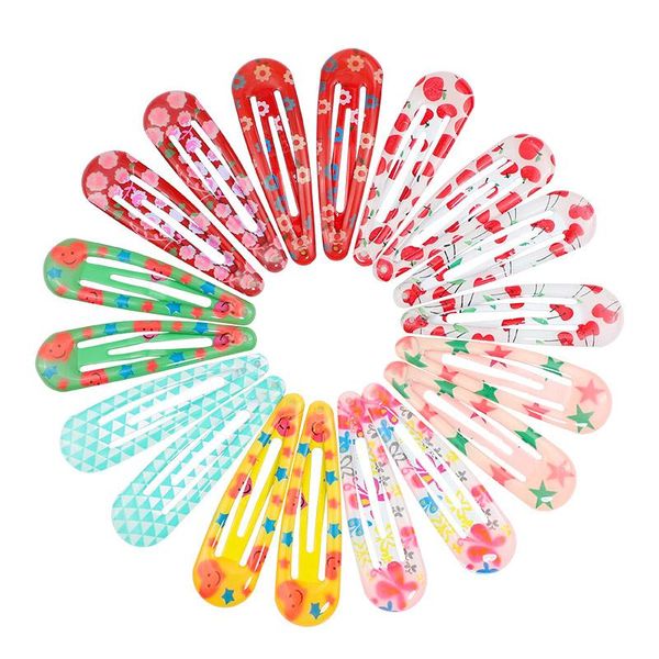 

5cm color flower butterfly print hair clip for women girls hair accessories children kids hairpins hair pins barrettes hairgrip wmtdxa, Slivery;white