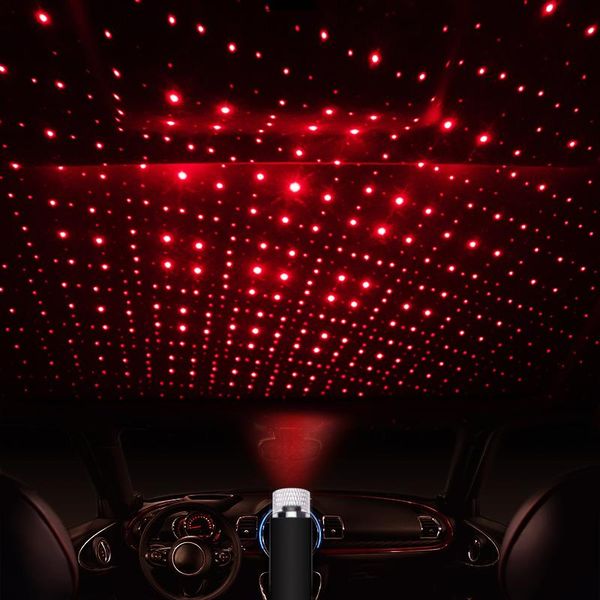 

universal mini led car roof star night ceiling lights projector light interior ambient atmosphere galaxy lamp decoration light