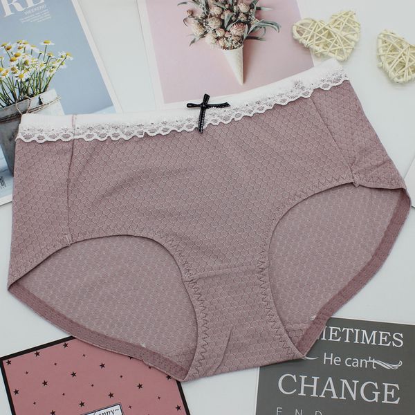 

medium waist women's cotton underwear, breathable briefs, large italian customer, Black;pink