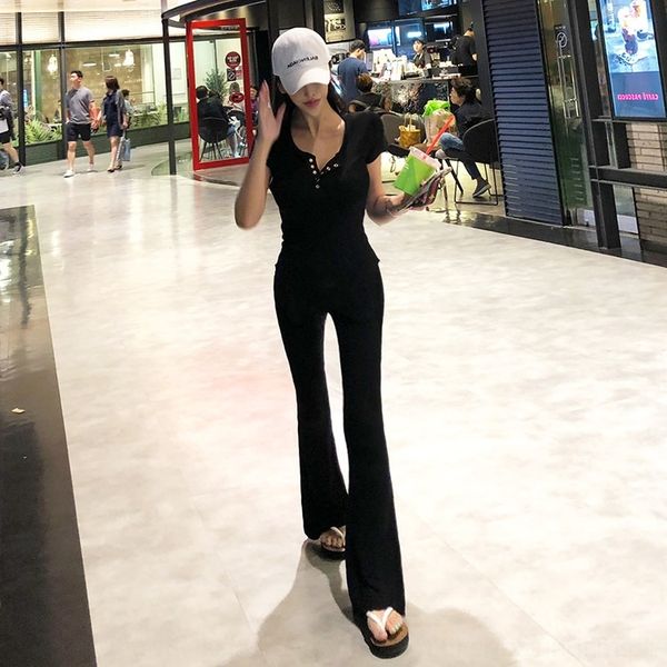 

wqk5l 2020 женщины suitwomen короткой новая новый suitsleeve случайного восток тонкой нить ткань мода южной корея костюм ворот костюм yolbq, Gray