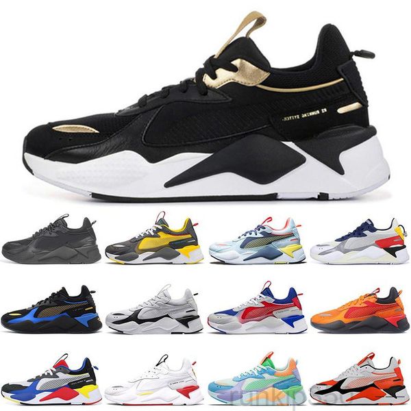 

2020 fashion rs-x reinvention casual mens shoes triple black dad creepers men women trainer sports sneakers size 36-45 nxx1