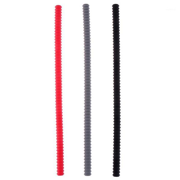 

1 pc grade silicone threaded heat resistant oven rack edge protector anti-guard cover kitchen tool bakeware1