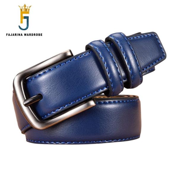 

fajarina designer mens genuine leather belt men's man casual style waistband belts for men jeans 33mm wide n17fj831, Black;brown