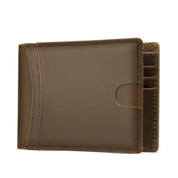 

wallets men genuine leather coin procket fashion wallet short purse slim, Red;black