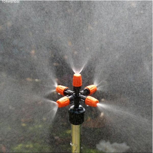 

car cleaning tools 5-head micro irrigation system fog mist cooling nozzle garden greenhouse adjustable closable spray nozzle1