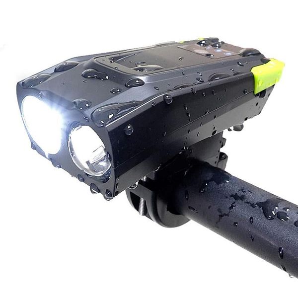 

bike lights bicycle light 4000mah usb rechargeable mountain front cycling bell 120 db red safety rear camper accessories