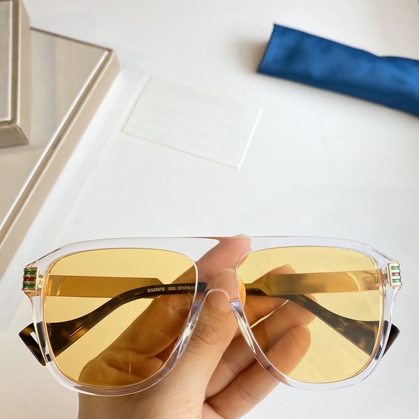 

2021 new 0587 mens sunglasses men sun glasses temperament women sunglasses fashion style protects eyes with box