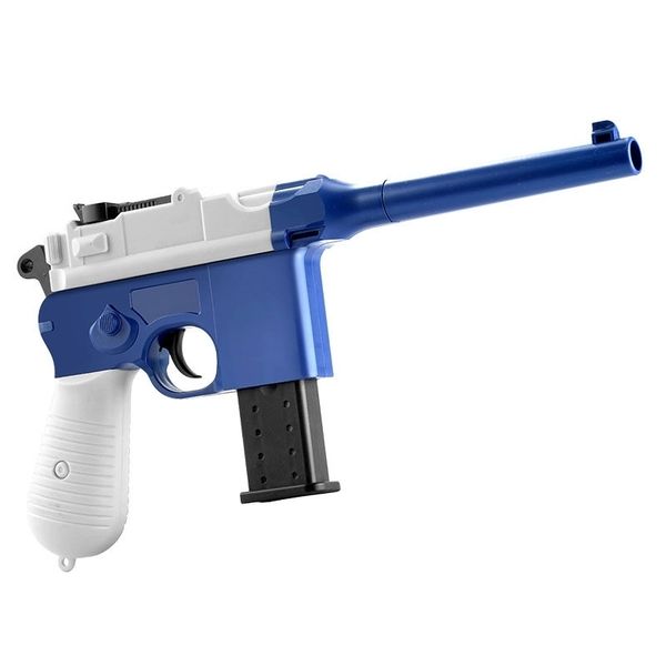 

2344mauser pistol blaster toy guns eva soft foam darts bullet revolver plastic launcher shooting model for kids adults boys birthday