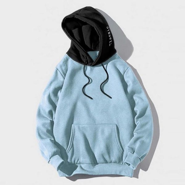

new fashion brand men's hoodies autumn and spring male casual hoodies sweatshirts men's solid color sweatshirt 1, Black