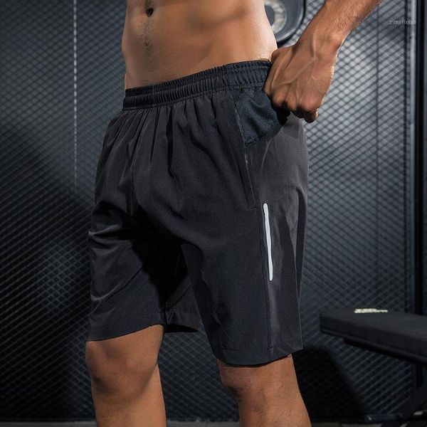 

training men's running shorts for marathon fitness quick dry printing gym jogging sports shorts & pockets xl running1, Black;blue