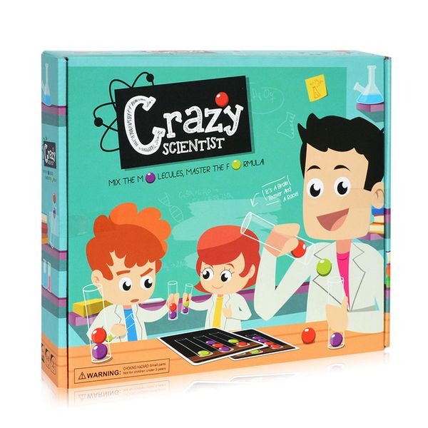 

drop shipping] crazy scientist board game test tube set logical thinking for kids babies calculate skill training q0115