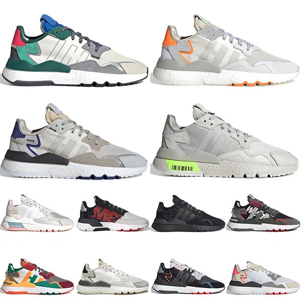 

wholesale 2021 nite jogger men women running shoes collegiate green black reflective xeno mint pink jogger runners sneakers