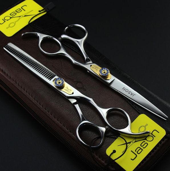 

hair scissors 316# 6'' brand jason factory price hairdressing jp 440c diamante barbers cutting thinning shears