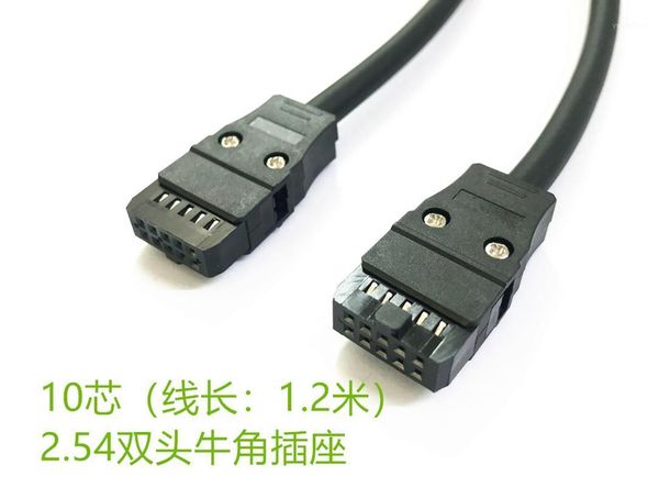 

idc10/20/40/50 relay terminal board 2.54 double head horn plug signal line i/o module1