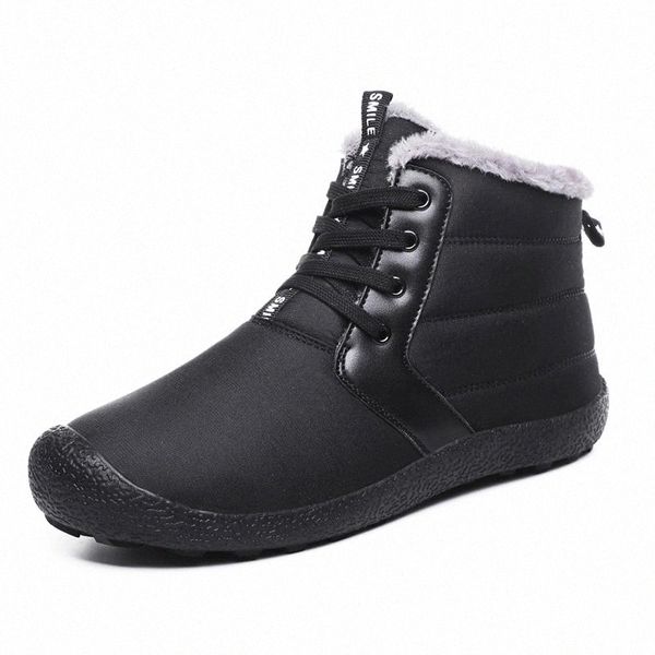 

xpay men boots winter casual shoes lace up snow boots men waterproof ankle boots fashion men winter shoes plus size 39-48 #jk6n