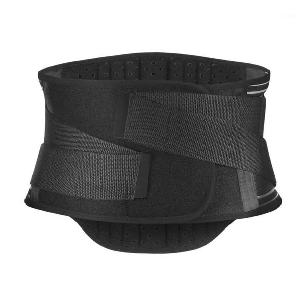 

waist support lumbar belt strong lower back brace corset trainer sweat slim for sports pain relief1, Black;gray