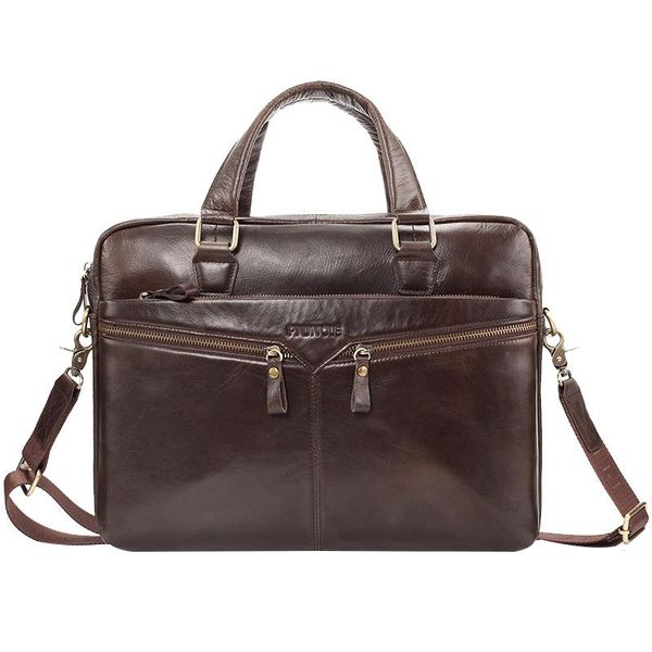 

pi uncle leather men's backpack crossbody business large capacity lapbriefcase