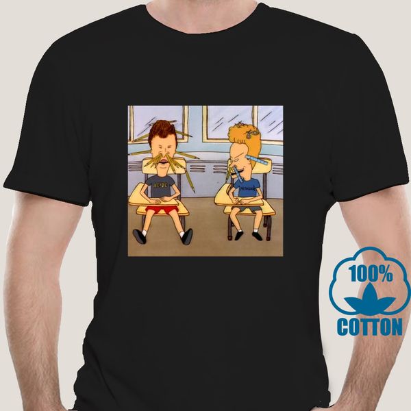 

0283d бивис баттхед школа для обучения взрослого charcoal heather tee мультфильм мужчина нового сыпучего спорт толстовка с капюшоном толстов