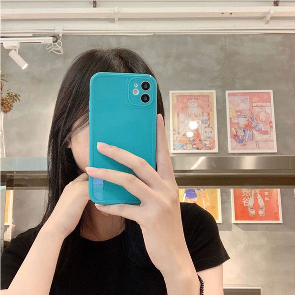 

is color simple suitable for solid 11pro max mobile phone case 12 xs xr silicone 8plus fall proof 7p / se men's fashion super hot