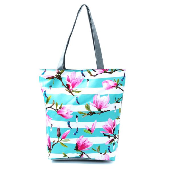 

women handbag flower printing zipper canvas bag lady girl casual shoulder bags fa$3 women bag