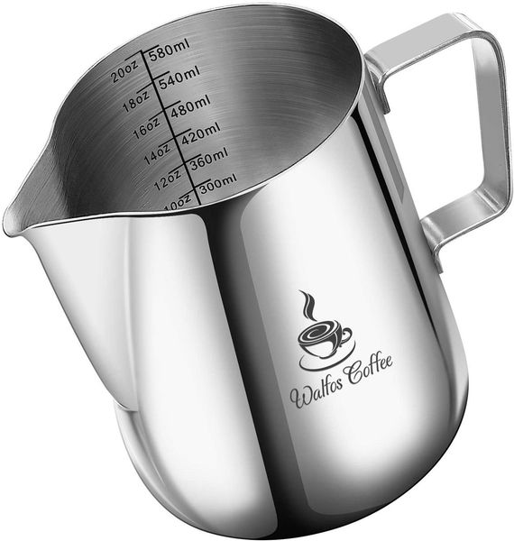 

style espresso milk mugs pots handle craft coffee garland cup latte jug thickened stainless steel q1218