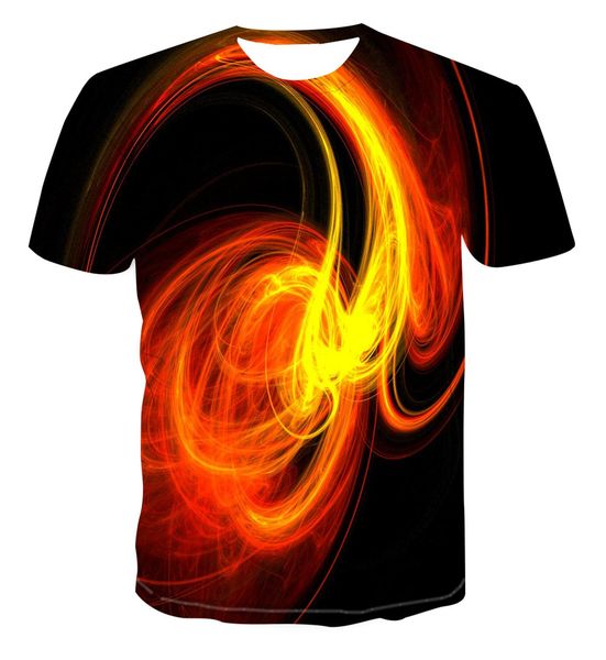 

3d new simple color geometry stack psychedelic creative design versatile cool unique print handsome 3d print shirts hentai men clothing