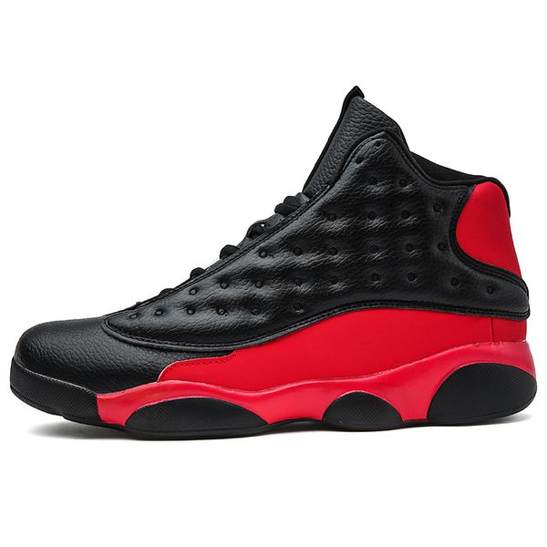 

2021 the new big size shoes for men women breathable suede basketball sport ankle high-hiking boots tennis o5kv, Black