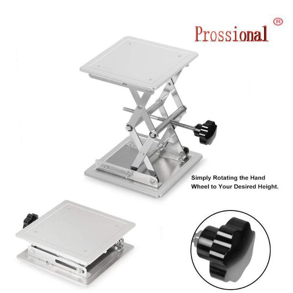 

laboratory lifting platform stand rack scissor jack bench lifter table lab 100x100mm stainless steel lifting platform1