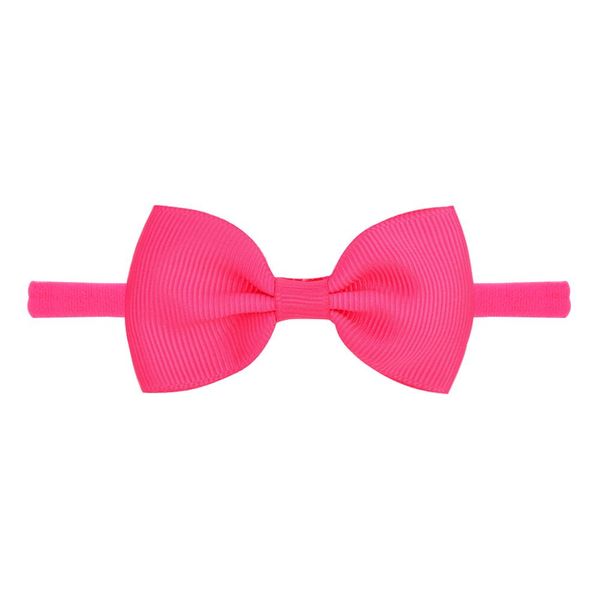 

24 colors 1piece solid grograin ribbon elastic hair band baby headband for girl kids boutique newborn hairbands hair accessories q sqcoyw
