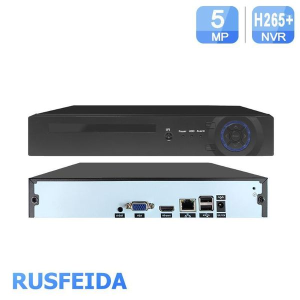 

rusfeida face detection 9ch 16ch 32ch digital video recorder h.265+ nvr for hd 2/3/4/5mp ip camera security system onvif p2p1, Black;white
