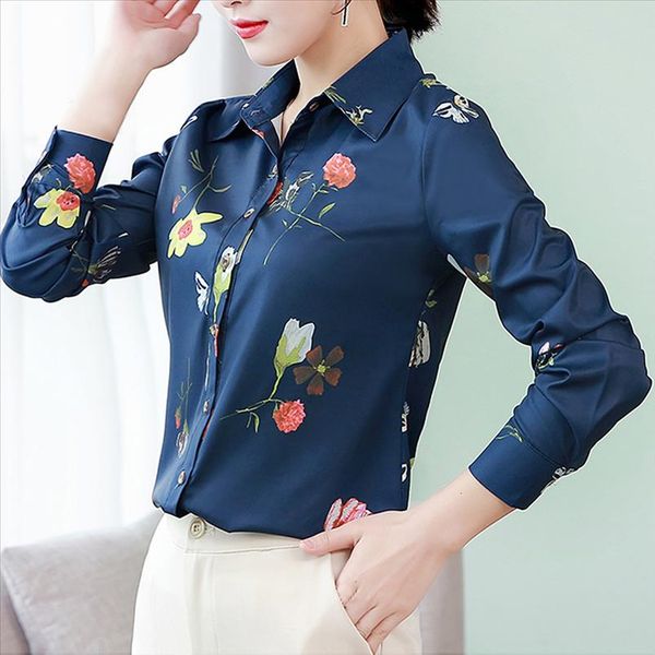 

monerffi women casual 2020 shirts office chiffon shirts large size mujer de moda womens white spring autumn 5xl blouse