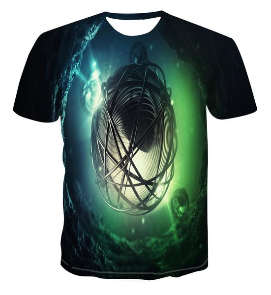 

3d new simple color geometry stack psychedelic creative design versatile cool unique print handsome 3d print shirts plus size men clothing