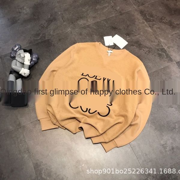 

xdpov luo brand correct letter embroidered 2020 autumn ins fashion sweater loose round neck loose jia sweater sweater qd7d5, Black