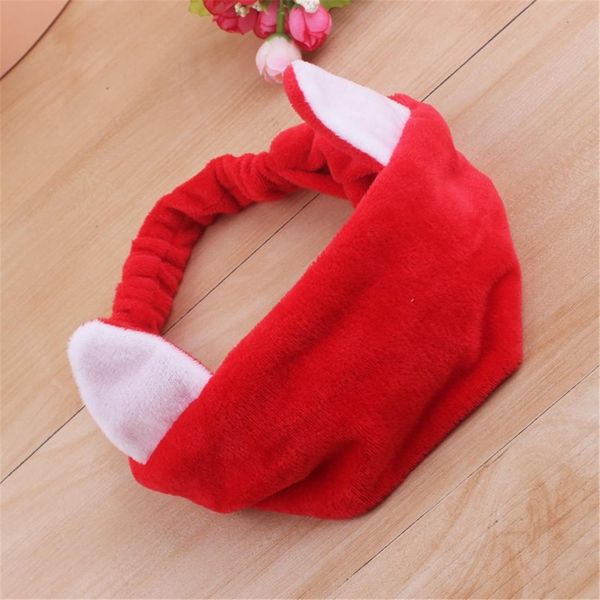 

cute cat ear elastic headbands for girls women casual party makeup washing hairbands soft velvet hair accessories q bbynhk