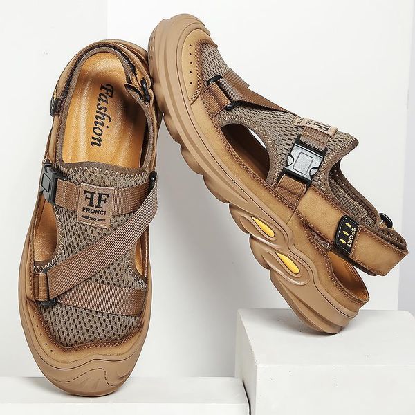 

men's sandals classic soft roman sandals comfortable sandalias hombre outdoor men shoes mens gladiator summer1, Black