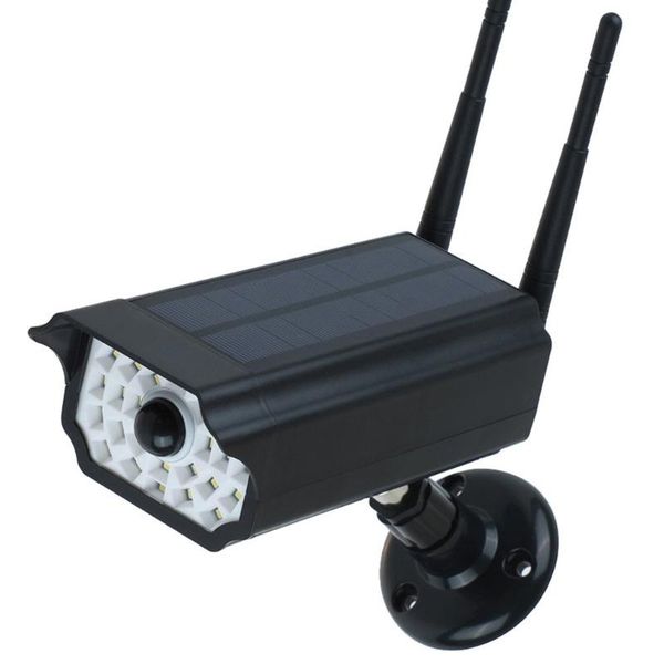 

fake dummy camera outdoor waterproof home camera solar power simulation with led light security surveillance
