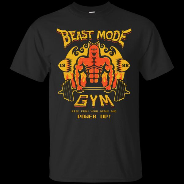 

printed men t shirt tshirt beast mode gym o-neck short-sleeve t-shirt sport hooded sweatshirt hoodie