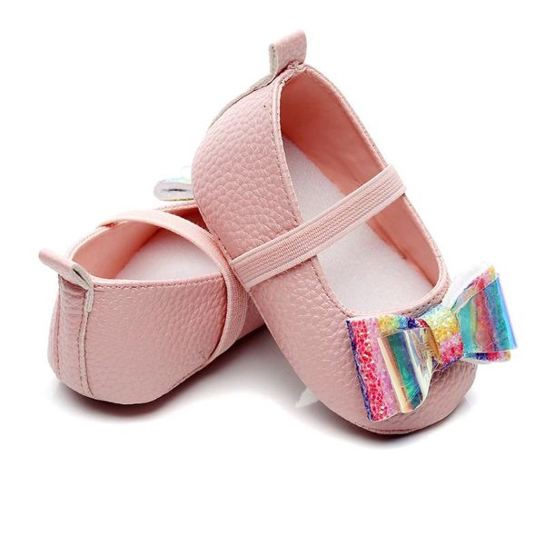 

first walkers soft-soled toddler shoes baby boots infant born girls boys cute sequin bow booties slofjes 5*