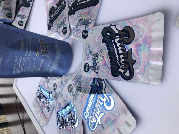 

medicated local bags bag mylar white gummies runtz proof smell edibles bags bbyel nana_shop, Pink;blue