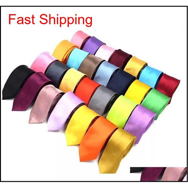 

solid neck tie 50styles skinny men polyester colorful 5cm*145cm classic men handmade neck ties skinny wedding party necktie aaa1891 smthd, Blue;purple