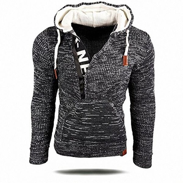 

men's sweater n / a long sleeve sweater cardigans hoodie black brown i8ev#, White;black